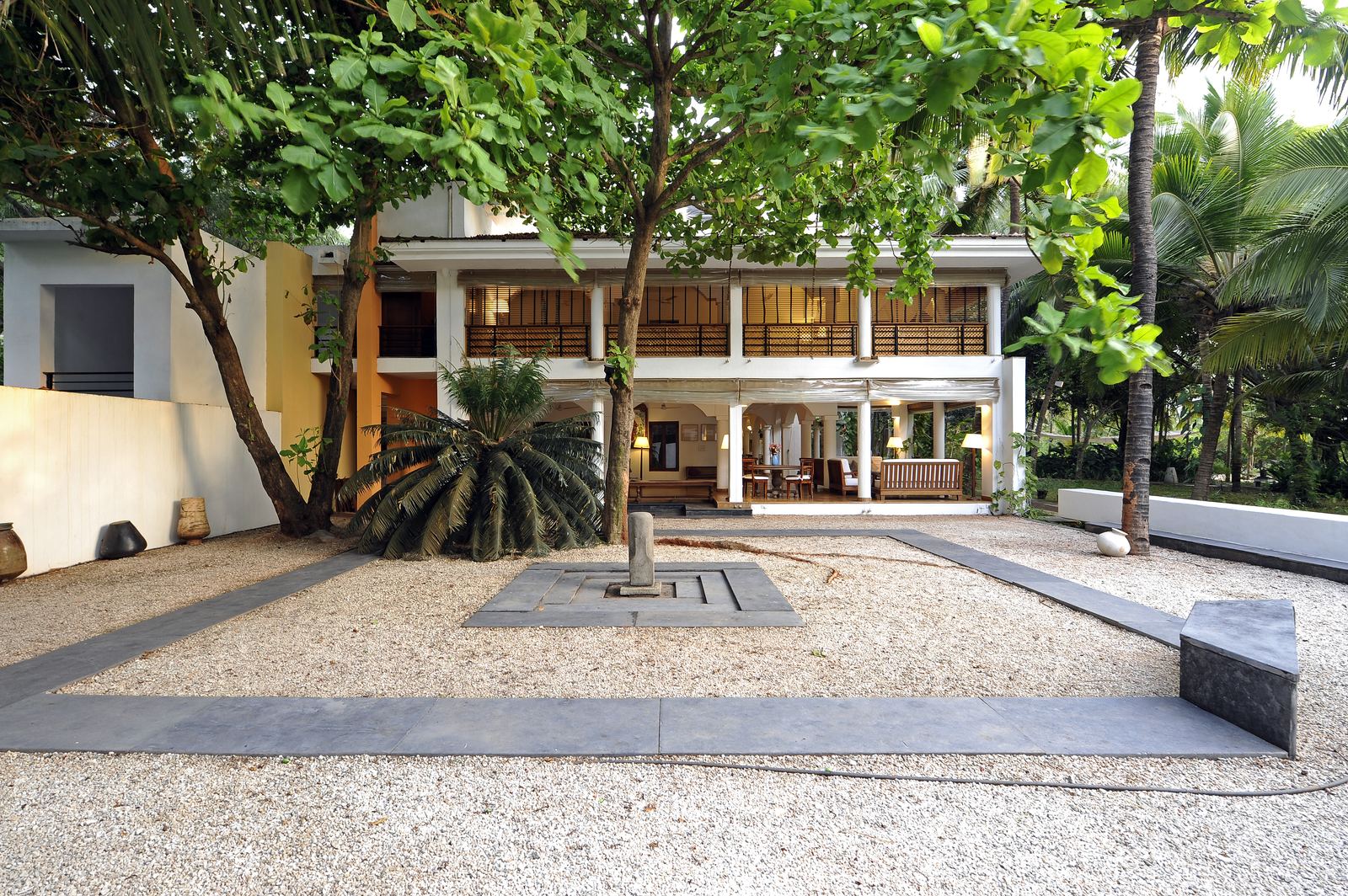 The zen garden — garden wide, Raht Aashyana Lakhanpal, Candolim, Goa